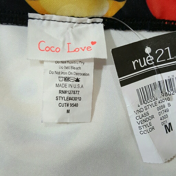 Rue 21 Coco Love Emoji Mini Skirt Size M NWT - Picture 3 of 3